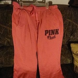 VS VICTORIA'S SECRET PINK BOYFRIEND SWEATPANTS SM